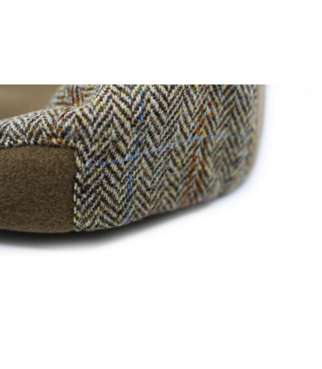 casquette harrys tweed beige